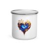 Heart of gratitude Enamel Mug - Image 3